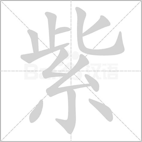 紫 筆畫|《紫》字笔顺、笔画、有几画